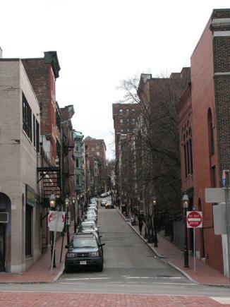 Das alte Boston Stadtteil Beacon Hill